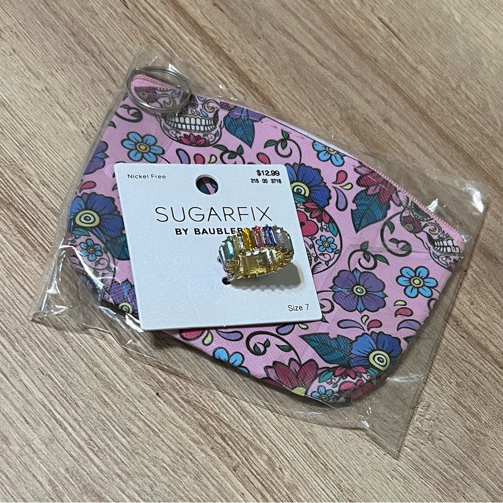 Coin pouch and ring combo size 7
